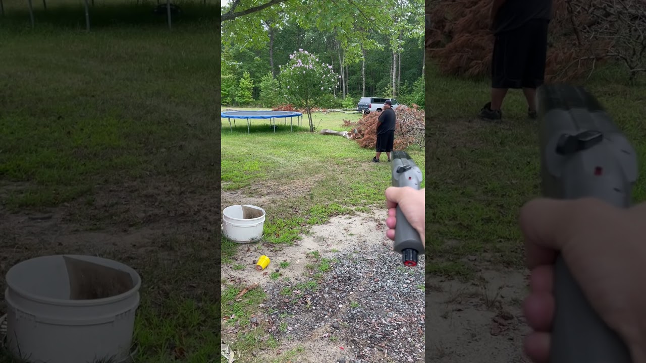 Paintball double barrel-totally missed