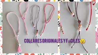 Collares o gargantilla de cuerda ,para este veranito