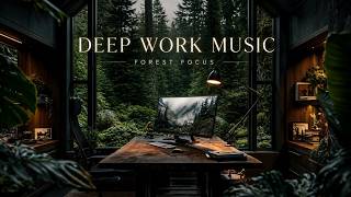 Deep Focus Deep Work Music ~ Immersive Forest Ambiance For Ultimate Productivity & Concentration