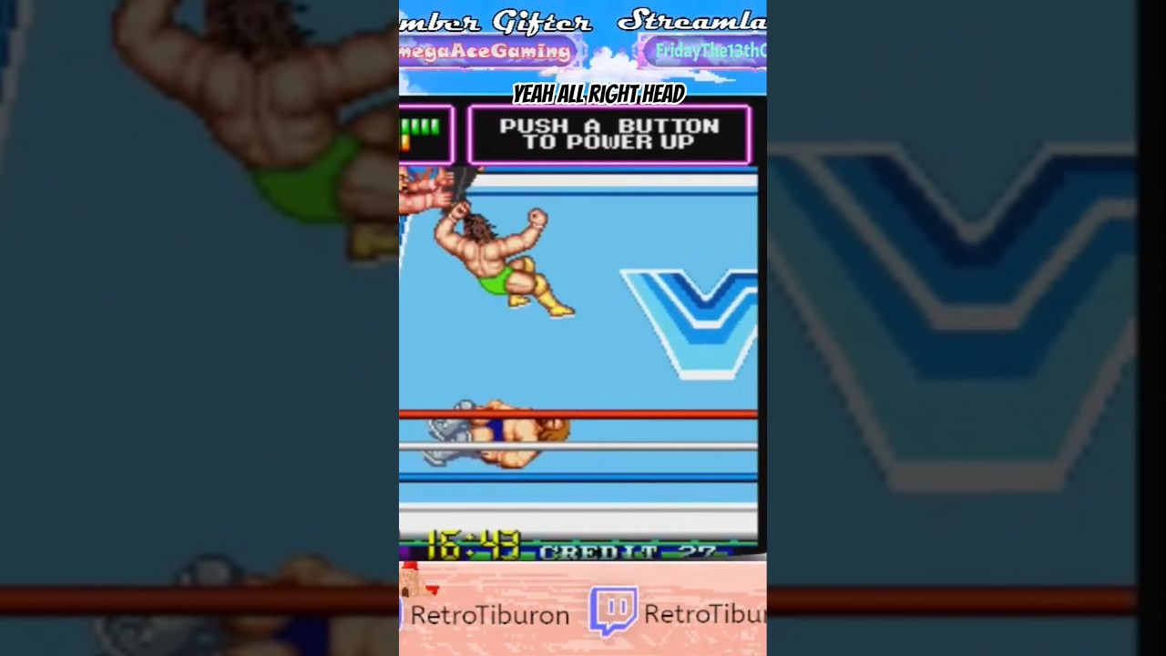 Flying elbow drop! Flying elbow drop!