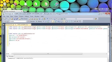 SERVIDOR VINCULADO ORACLE CON SQL SERVER