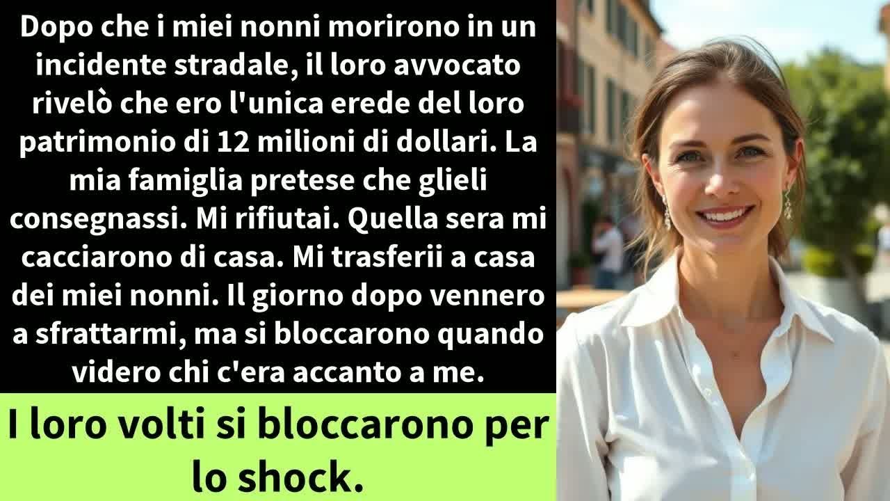 Dopo la morte dei miei nonni in un incidente d'auto, il loro avvocato rivelò che ero l'unica erede