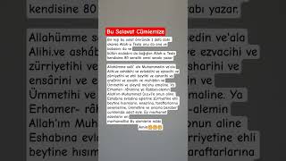 Bu Salavat Cümlemize Öneçıkart