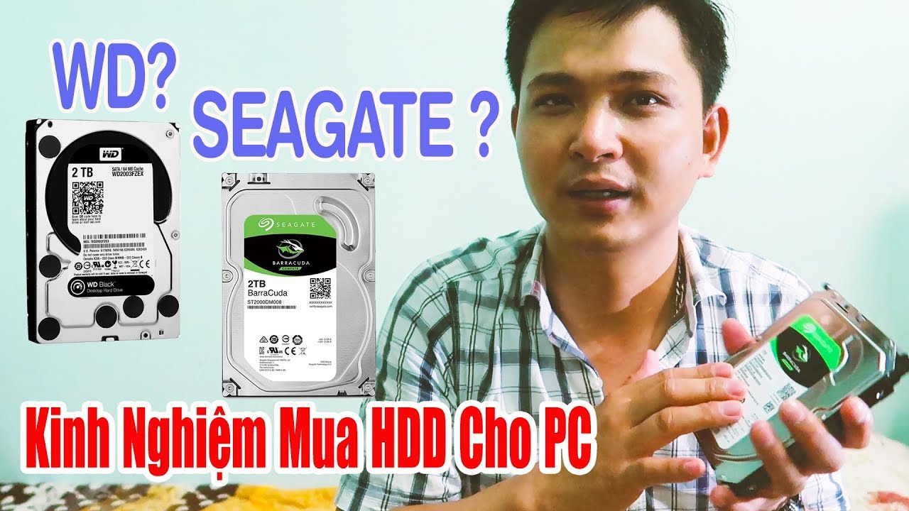 Kinh nghiệm chọn mua ổ cứng HDD cho PC ●HDD SEAGATE 2T - BACUDA