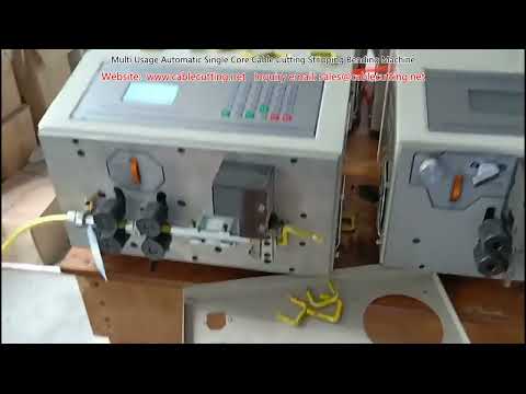 Multi-Usage Automatic Single-Core Cable Cutting Stripping Bending Machine