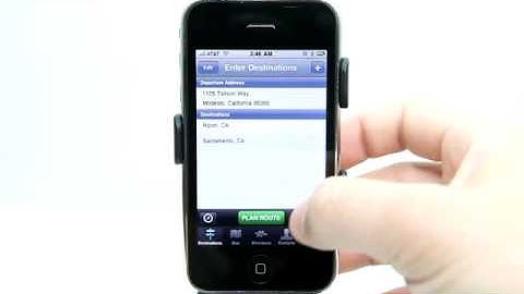 Route4Me iPhone App Demo