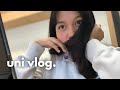 UNI VLOG 💻☕️ half day—study for exam, class, unboxing