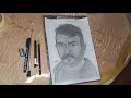 رسم بورتريه الفنان أحمد العوضي في مسلسل فهد البطل بالقلم الرصاص ـ    
