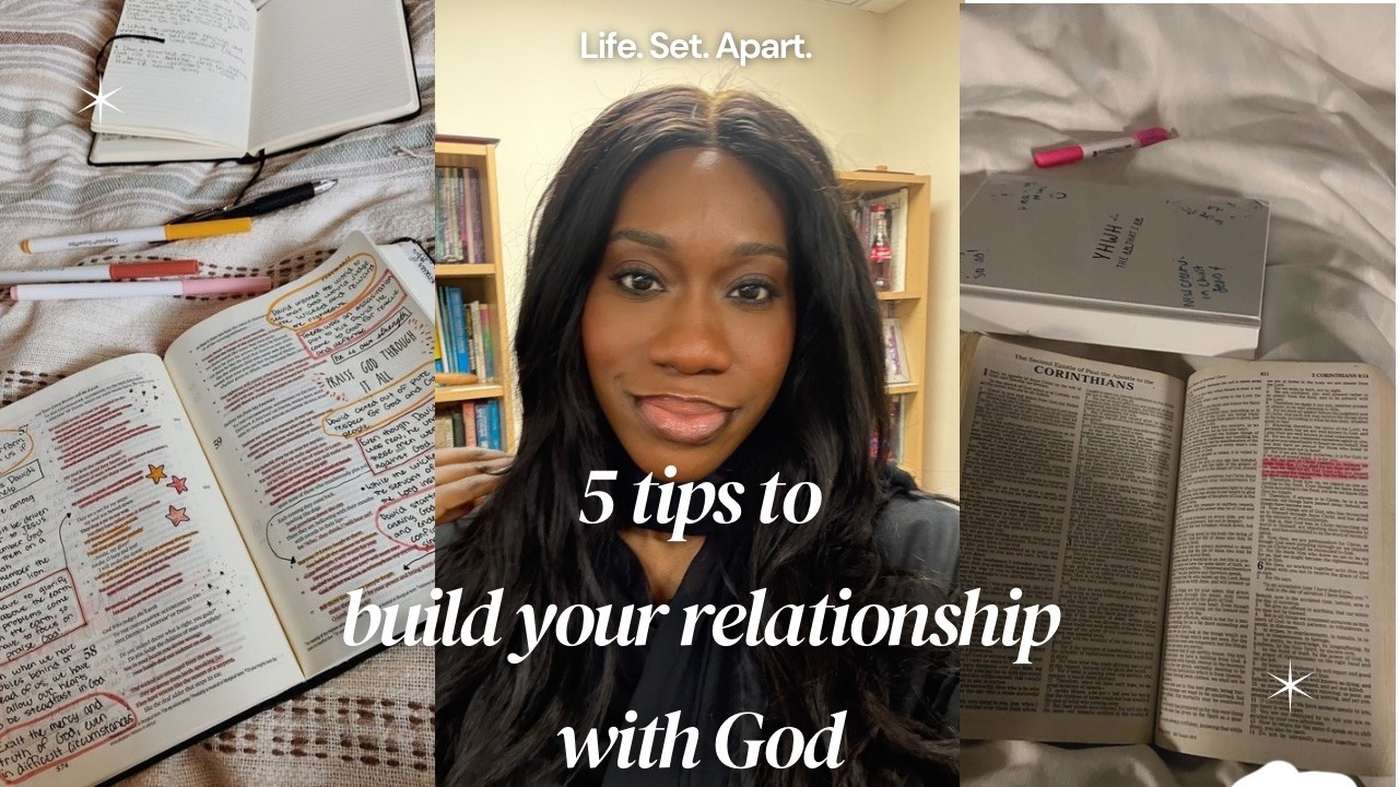 5 tips to build your relationship with God
