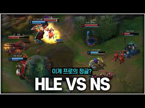 카나비와 스폰지 동선 분석?!  [ HLE VS NS ]