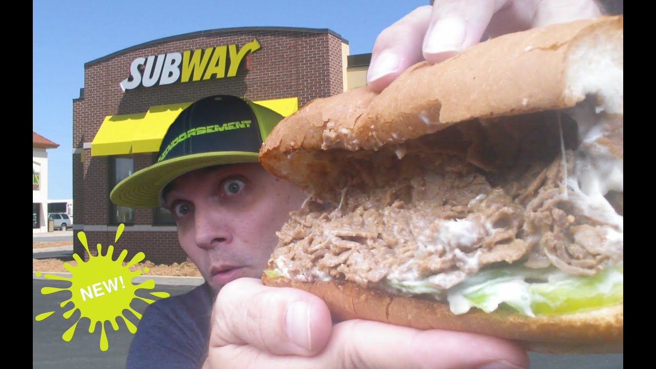 NEW SUBWAY HORSERADISH STEAK & CHEESE SUB REVIEW 182 YouTube