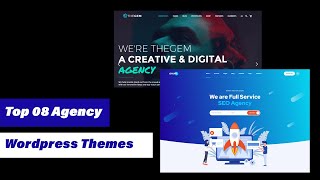 Top 8 Wordpress themes for Digital Agencies on Theme forest || Best WordPress Themes