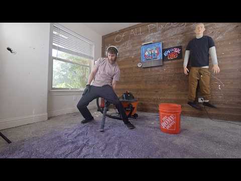 How I Clean 50 Pounds Of Glitter Out Of My Carpet!