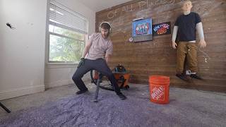 How I Clean 50 Pounds Of Glitter Out Of My Carpet!
