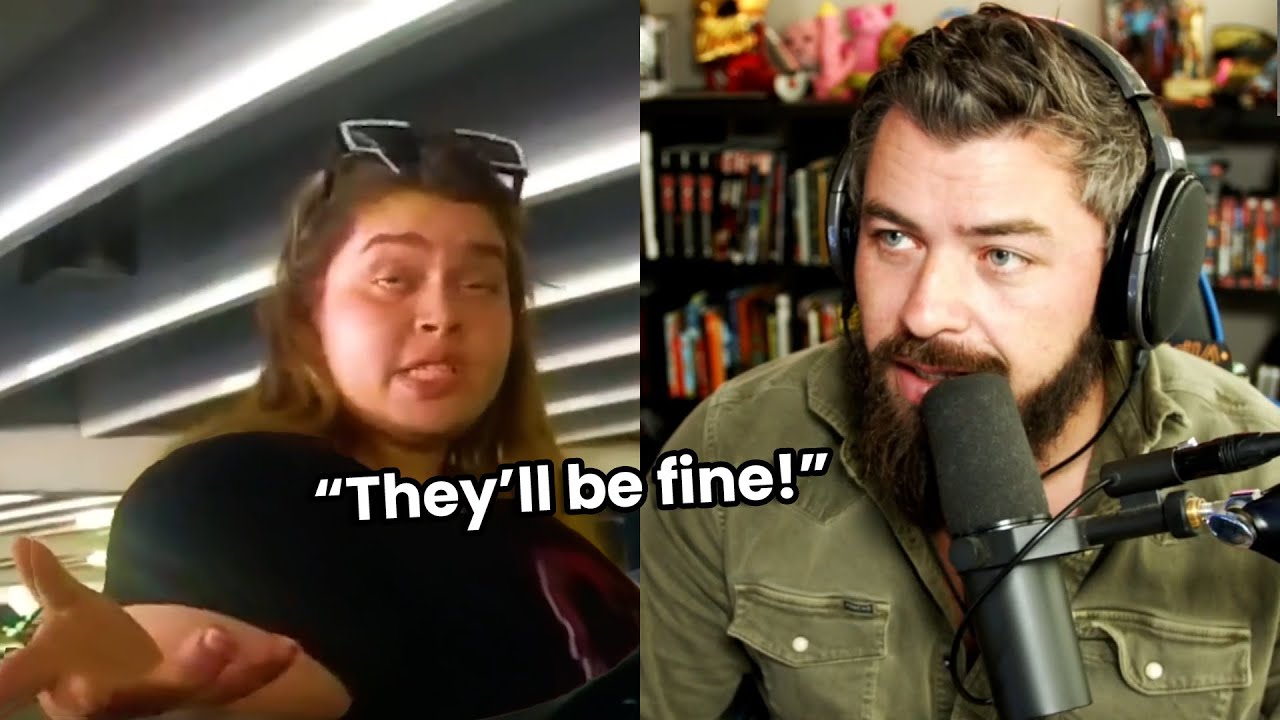 Она оставила детей готовить