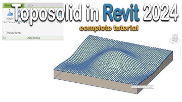 Revit Toposolid - complete Revit 2024 Tutorial