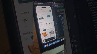Dashboard &amp; Home UI In Flutter 🤘💪 | Part - 8 #flutter #shortsvideo #uidesign #programming