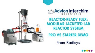Radleys - Reactor-Ready Flex: Modular Jacketed Lab Reactor System | Pro vs Starter Demo