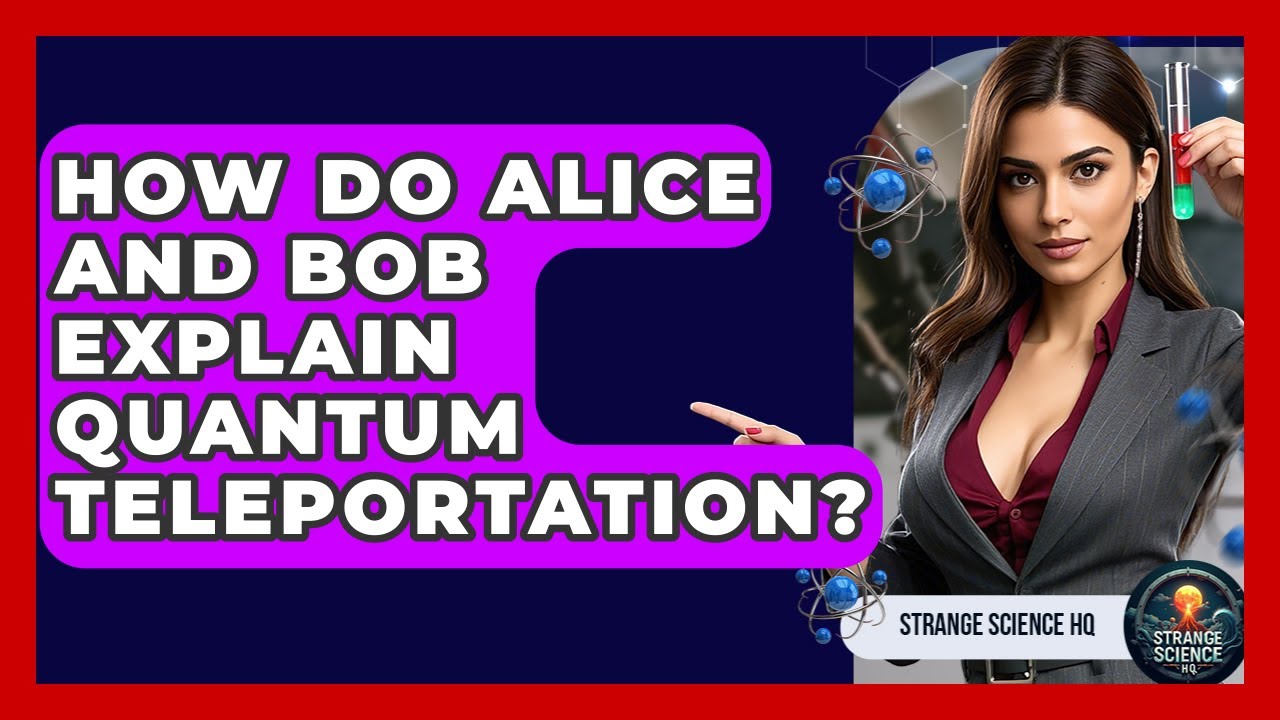 How Do Alice And Bob Explain Quantum Teleportation? - Strange Science ...