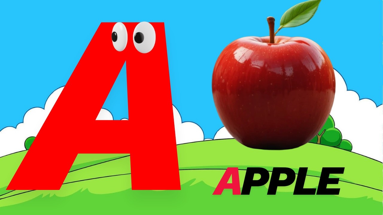 एबीसीडी | ABC | Kids Rhymes | A For APPLE | B For BALL | Albhabets | kids songs #aforapple