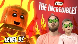 Lego The Incredibles Gameplay Part 3: Jack Jack Battles a Raccoon