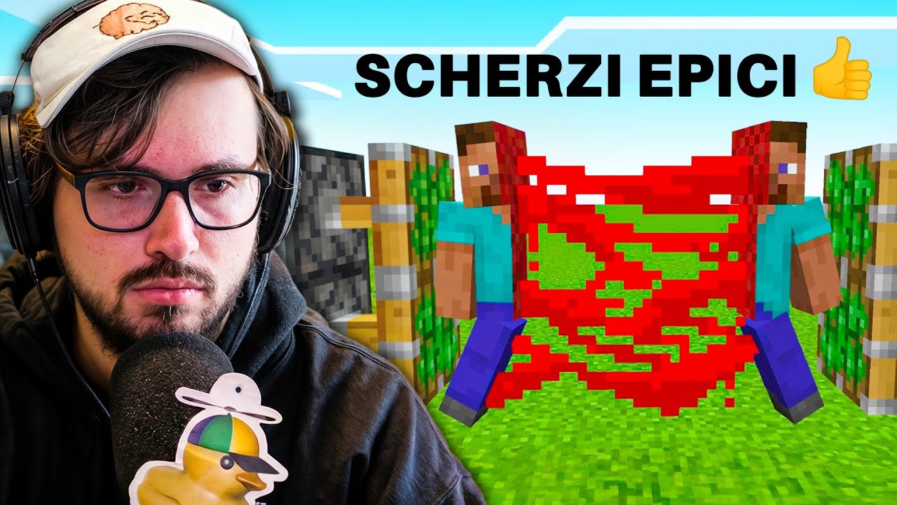 SCHERZI EPICI FINITI MALISSIMO SU MINECRAFT... (Minecraft Reaction)
