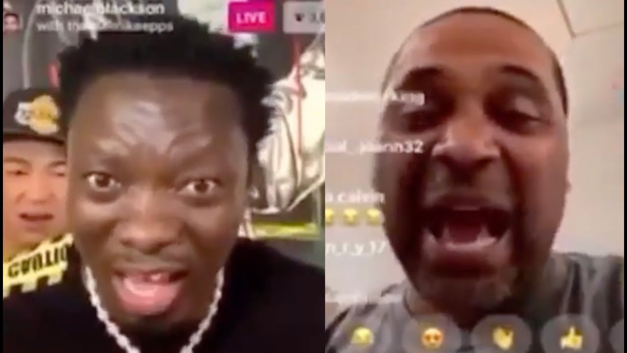 Mike Epps Vs Michael Blackson Ig Live Roast Session Youtube