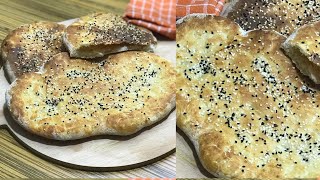 من الذ واروع المخبوزات خبز رمضان التركي البيدا بدون عجن بدون بيض بدون زبدة او زيت  الطريقة الصحيحة