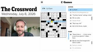 WEDNESDAY NYT New York Times Crossword July 8, 2026