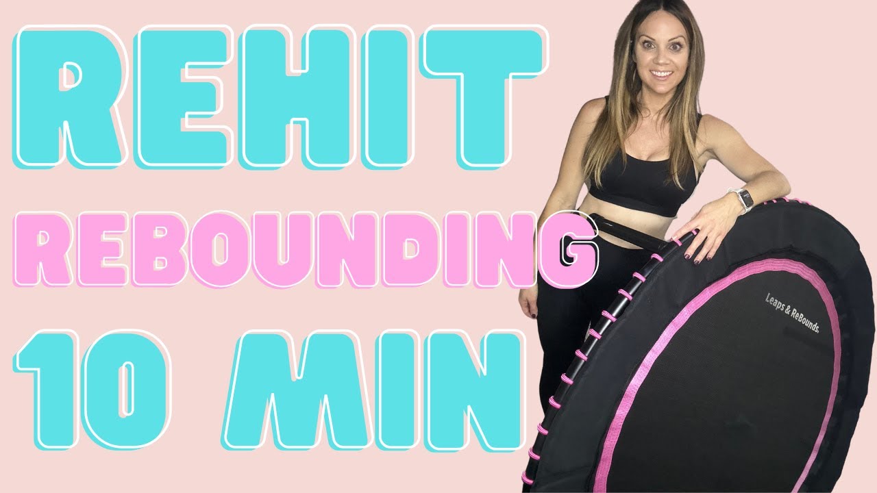 10 MIN Rebounder ReHIIT Mini Trampoline Heart Health Cardio