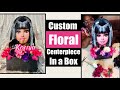 How to Make a Custom Centerpiece in a Box - Barbie Inspired Party Ideas