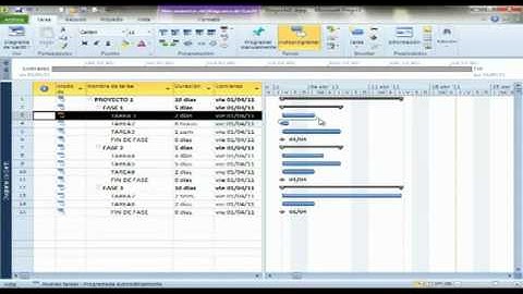 04 Project 2010 !! Que fácil ¡¡ Como crear un proyecto  4 de 15360p H 264 AAC