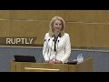 Russia: Golikova fights back tears stepping down as Accounts Chamber head