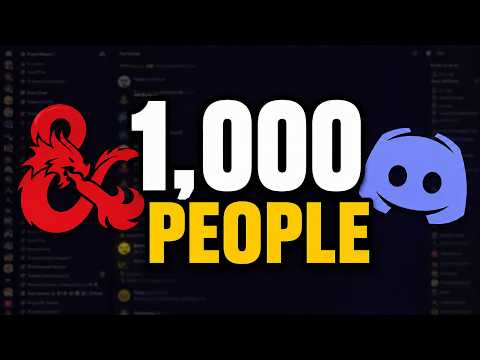 I Accidentally Got 1,000 People to Join My D&D Server. Everything Broke…