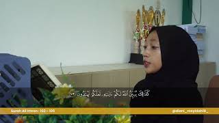 Download Lagu Murottal Maqom Nahawand Surat Ali Imran 102-105 Diani Rosyidah MP3