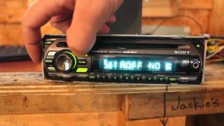 Sony Cdx Gt310 Head Unit Deck Overview Youtube