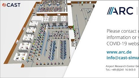 CAST Airport Simulation  - COVID Testing prior Flight Departures