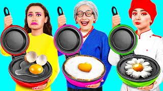Кулинарный Челлендж: Я против Бабушки | Вкусные Рецепты от KaZaZa Challenge