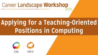 Career Landscape Workshop - May 20, 2025