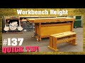 Most woodworking benches are the wrong height! Is yours?