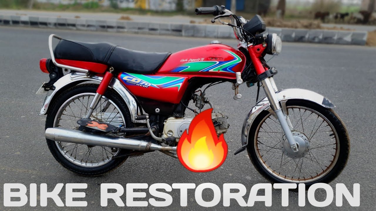 Honda CD 70 Restoration || Engine oil Leakage || Modified ️ || # ...