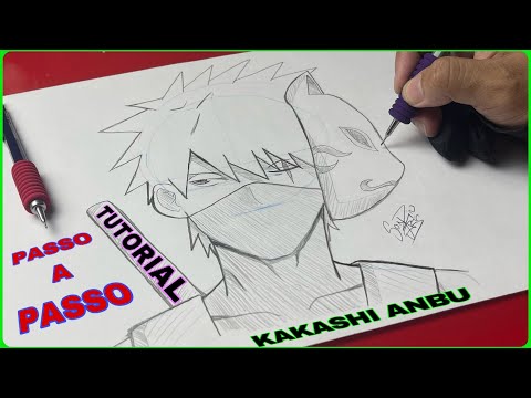 Desenho de Despertar de Anbu Kakashi para colorir