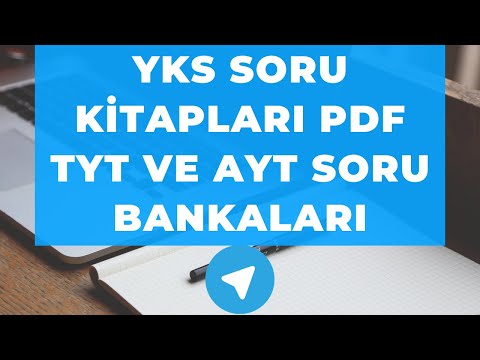 YKS KİTAPLARI PDF İNDİRME / TYT VE AYT SORU BANKALARI PDF / TELEGRAM DERS GRUPLARI KANALLARI