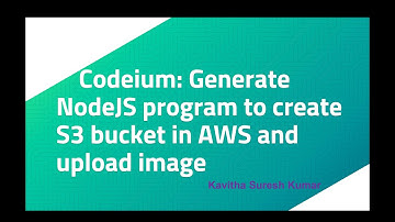Codeium: Generate NodeS program to create an S3 bucket in AWS and upload the image