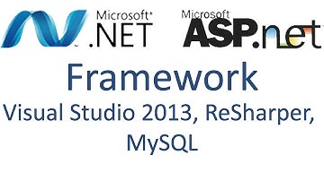 .NET - Intro to Tools (Visual Studio 2013, ReSharper, MySQL) & More!