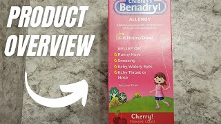 Children's Benadryl Allery Medicine Product Overview