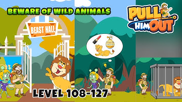 Pull Him Out Gameplay Walkthrough 108-127 levels | Android & IOS Video | (by Lion Studios)