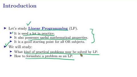 [OR1-Modeling] Lecture 2: Linear Programming #1 Introduction