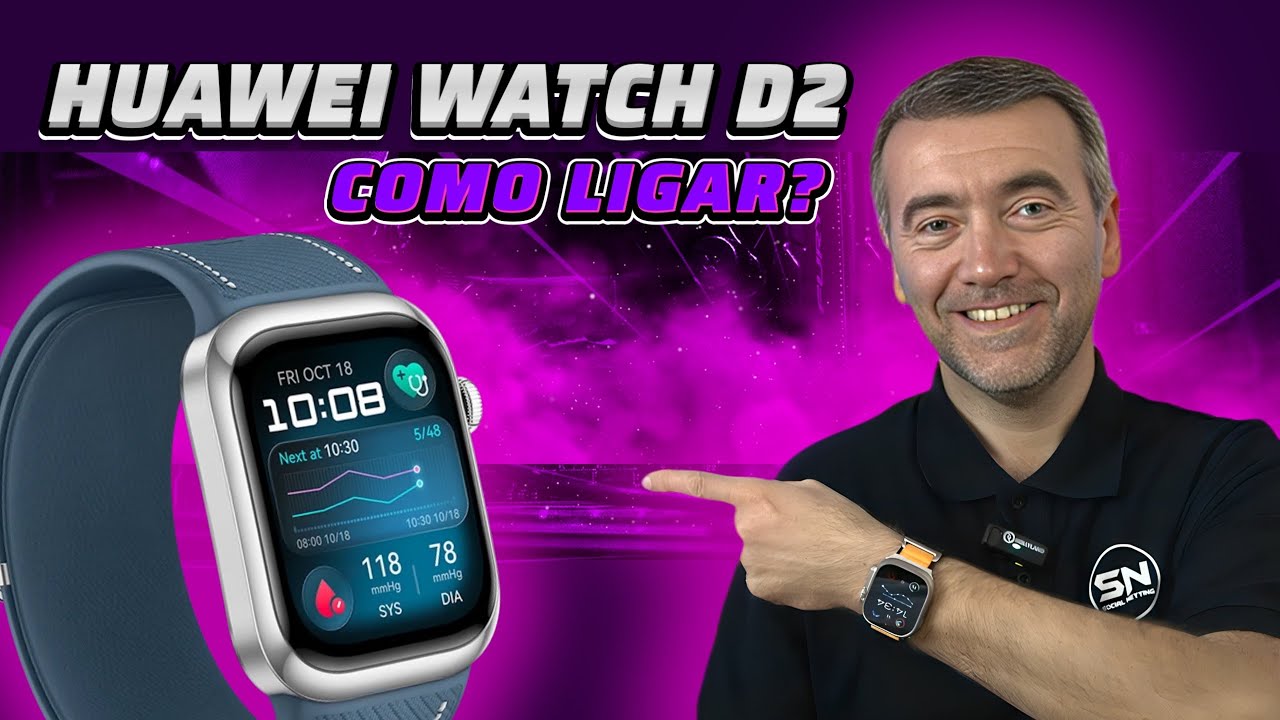 Como Ligar O Huawei Watch D2 Pela Primeira Vez