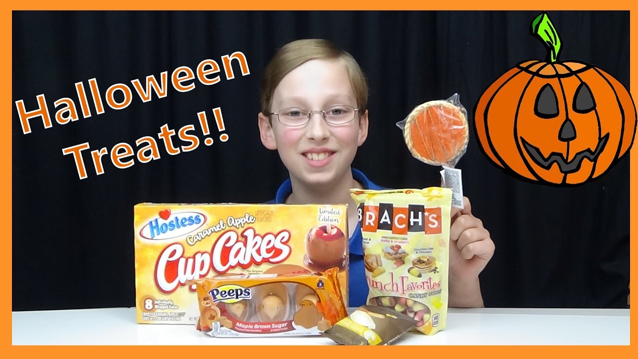 HALLOWEEN Candy Taste Test Review - Pumpkin Pie Pop, Caramel Apple ...
